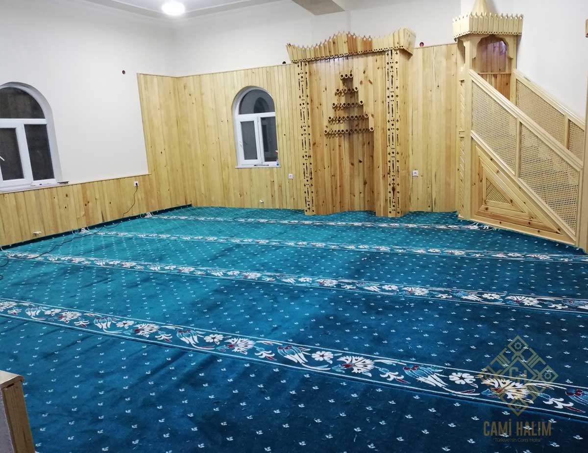 Bartın Merkez Tuzcular Cami Halı Satış ve Döşemesi Yün Saflı Cami Halısı