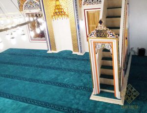 Bosna Hersek Foca Cami Akrilik Saflı Cami Halısı Satış ve Döşeme İşi