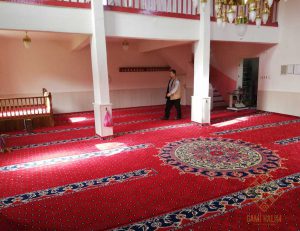 Ereğli Balı Mahallesi Cami Akrilik Göbekli Cami Halısı Satış ve Döşeme İşi