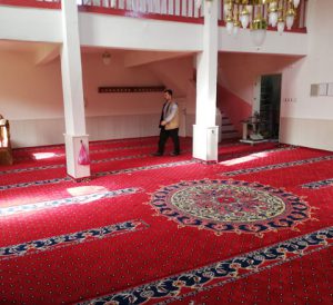 Yün Göbekli Cami Halısı Ereğli Balı Mahallesi