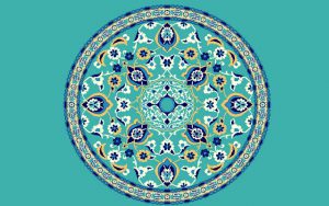 Göbekli Cami Halısı Açık Çini