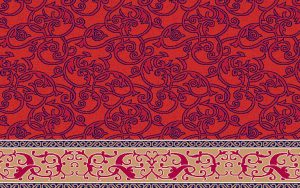 Yün Cami Halısı Saflı Desen 1